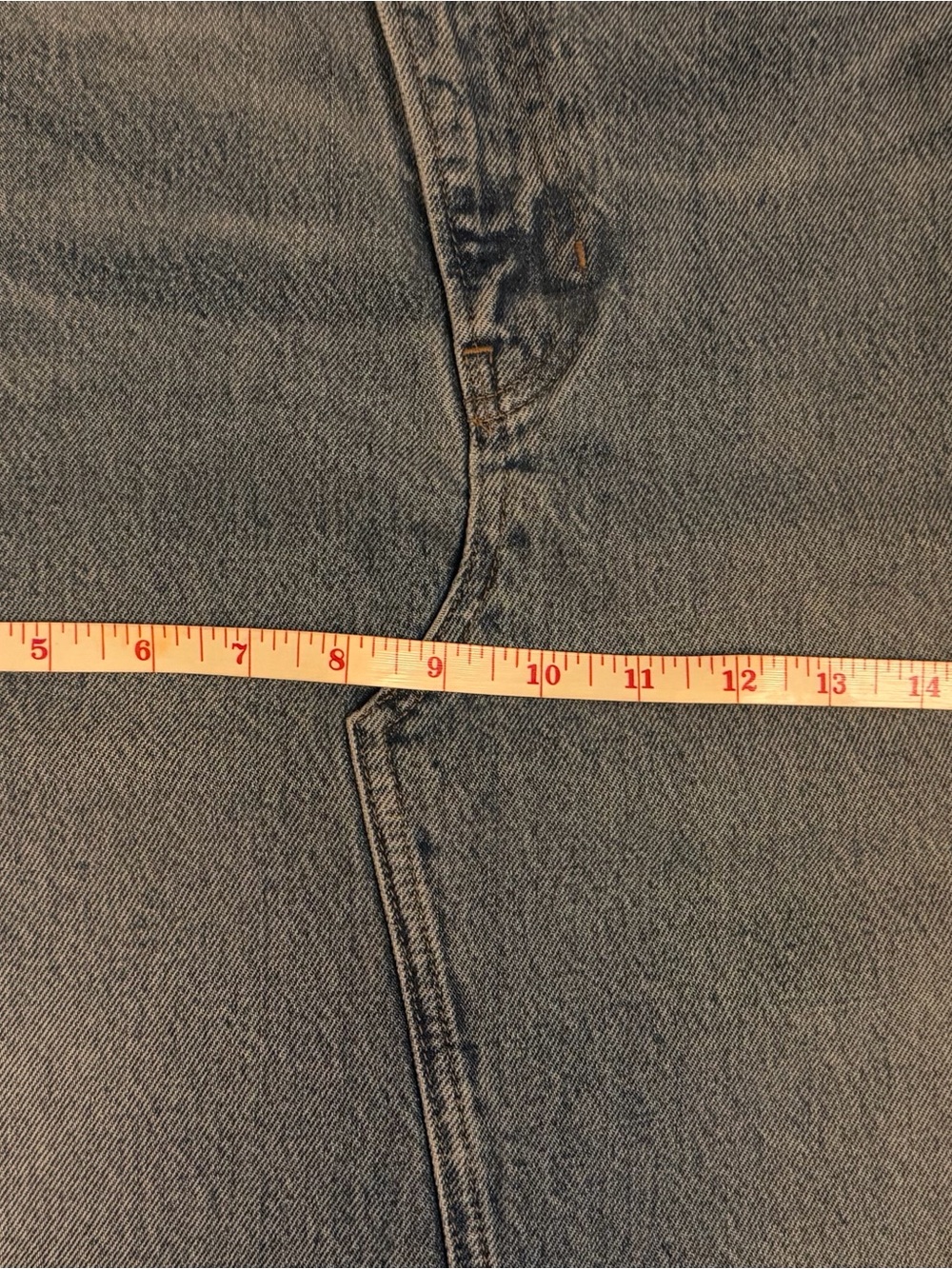 Reformation Nila Long Midi Denim Skirt in Faded Blue - Picture 6 of 10